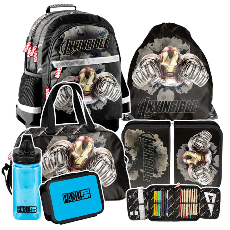 plecak i piórnik Marvel