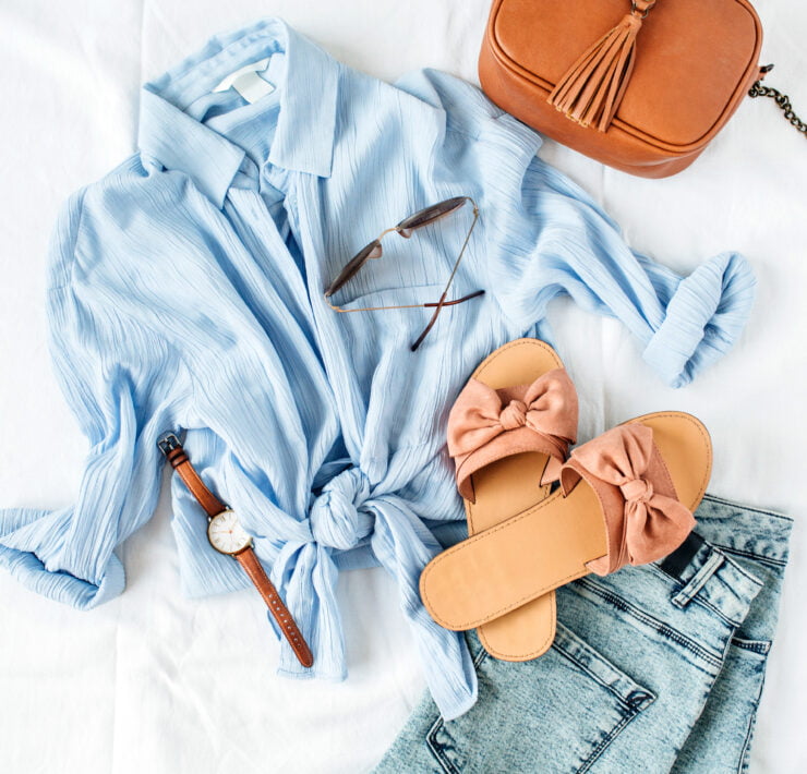 klapki damskie na lato stylizacja luźna