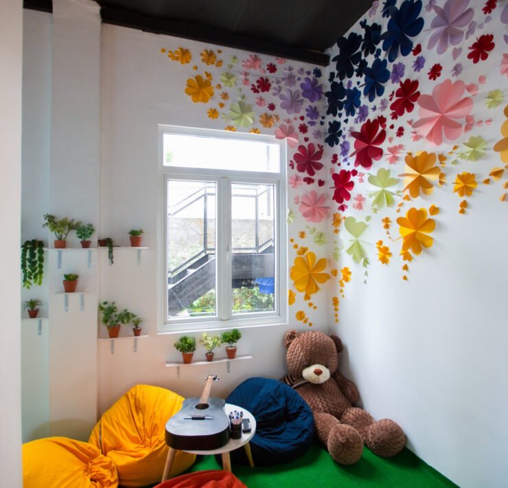 pokój w stylu Minecraft