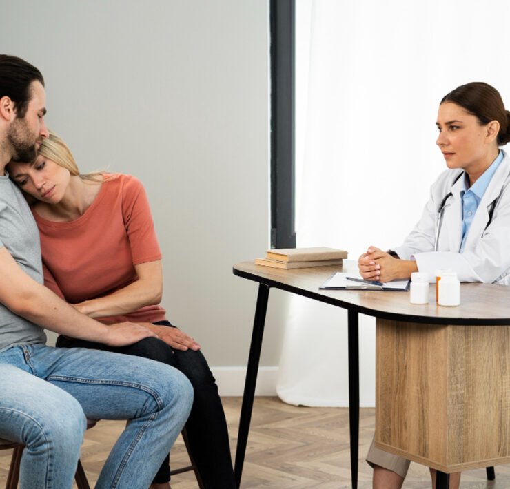 para rozmawia z lekarzem poronienie