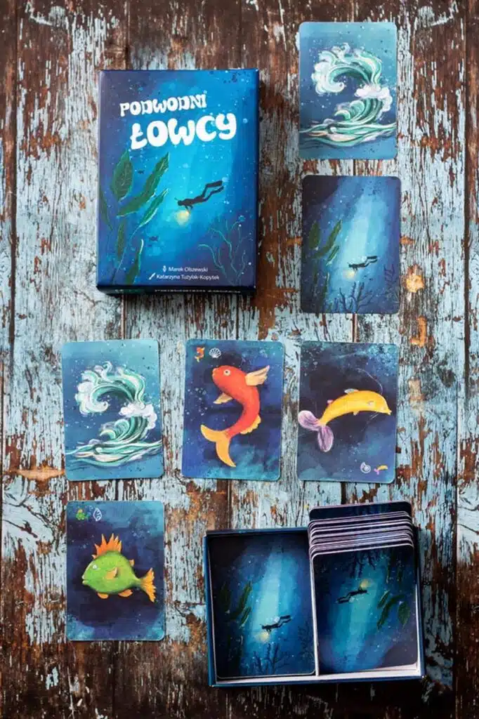 Podwodni łowcy gra karciana