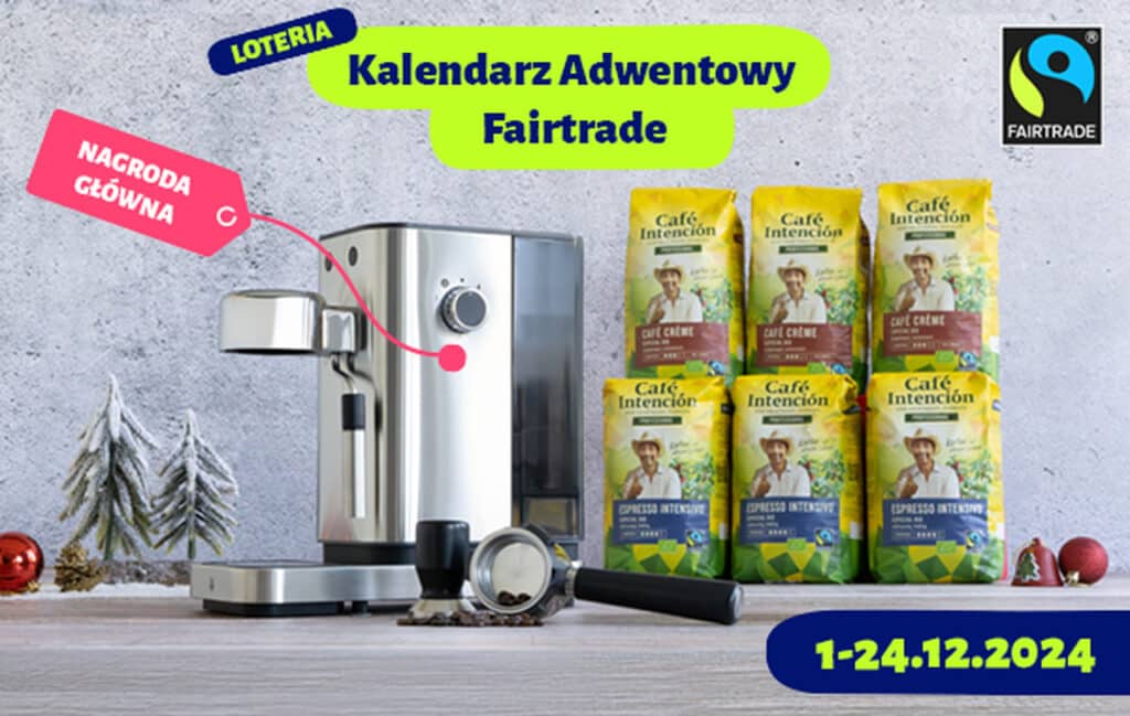 Loteria Kalendarz Adwentowy Fairtrade ekspres do kawy