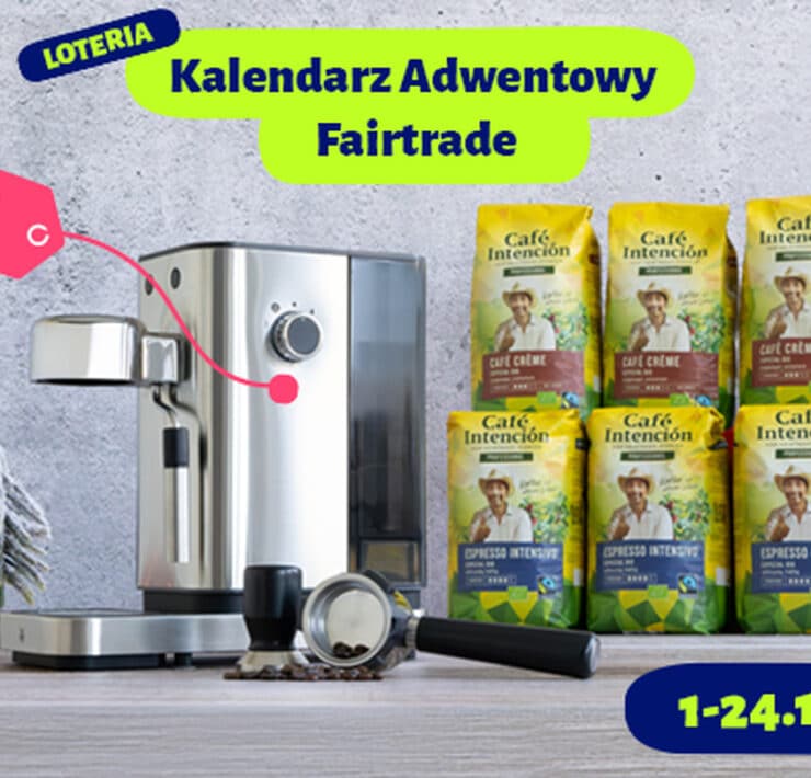 Loteria Kalendarz Adwentowy Fairtrade ekspres do kawy