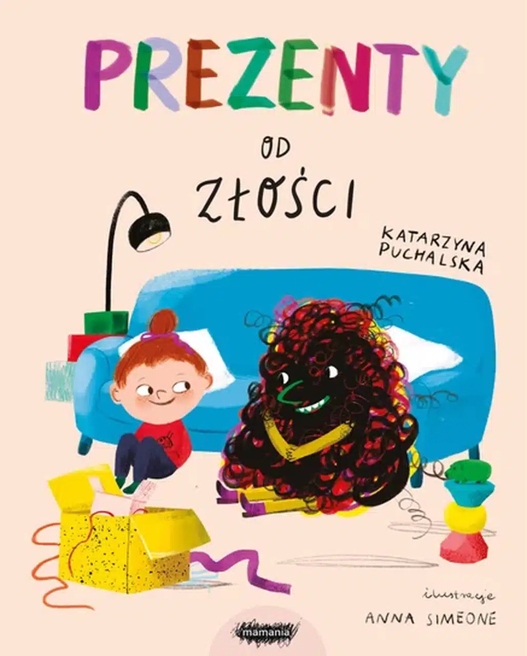 Okłądka Fragment książki "Prezenty od złości" Katarzyny Puchalskiej (wydawnictwo Mamania)